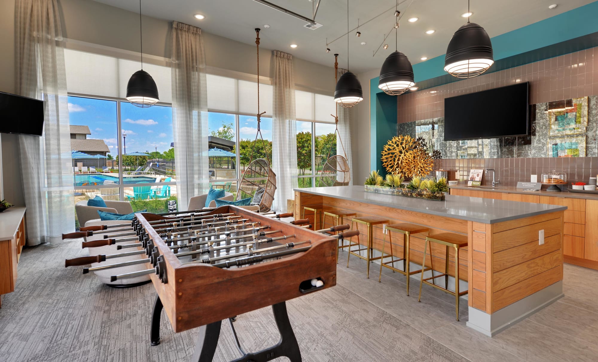 Community amenities at Alta Tech Ridge in Austin, TX
