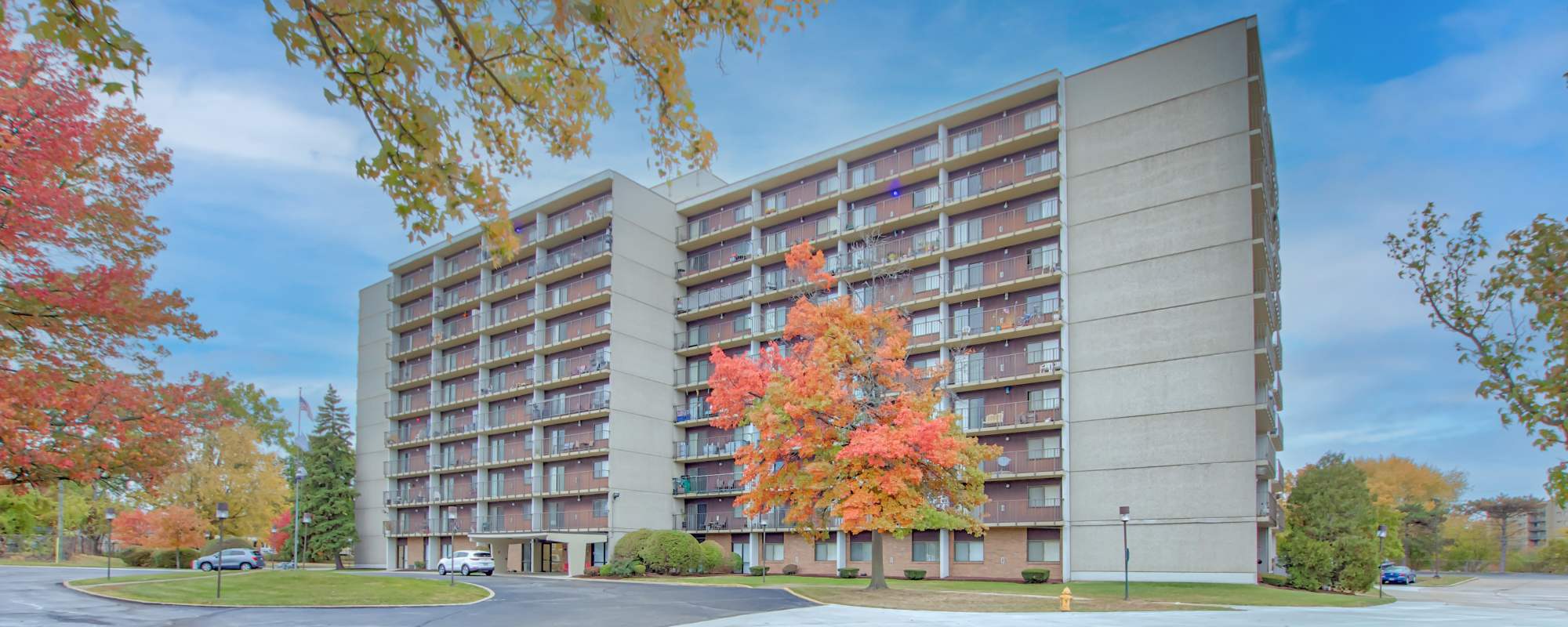 Apartments at Park Place Towers in Mount Clemens, Michigan