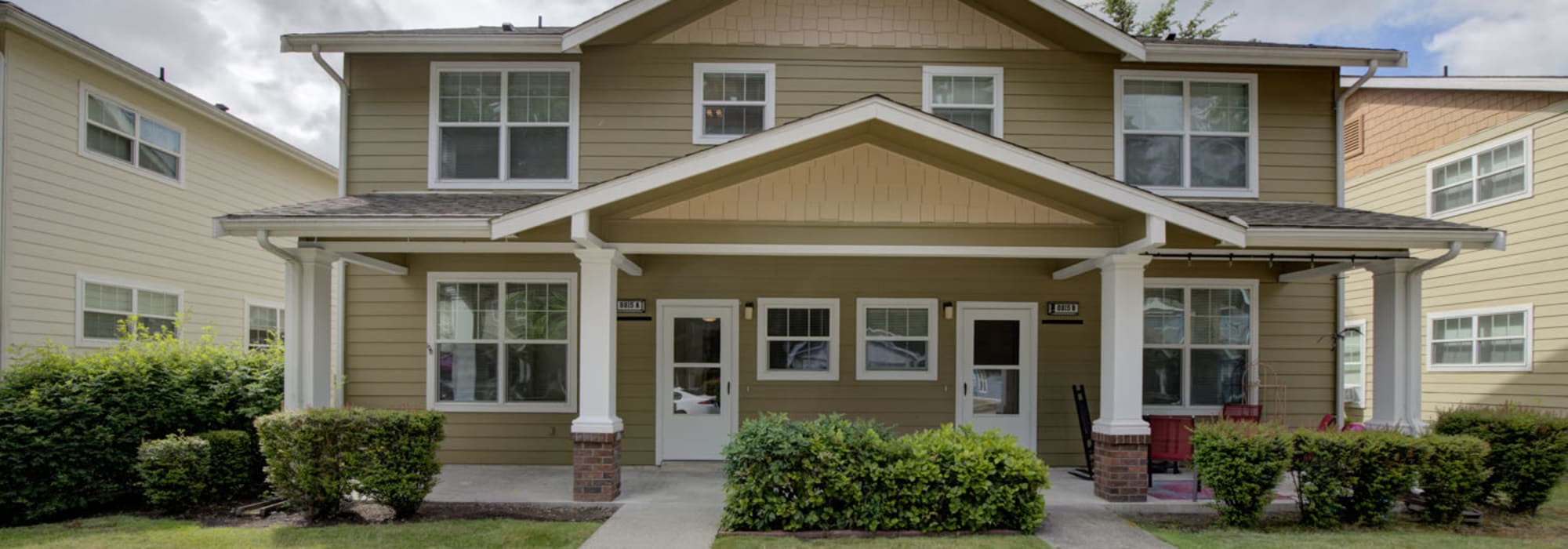 Exterior of home at Joint Base Lewis McChord (JBLM) in Joint Base Lewis McChord, Washington