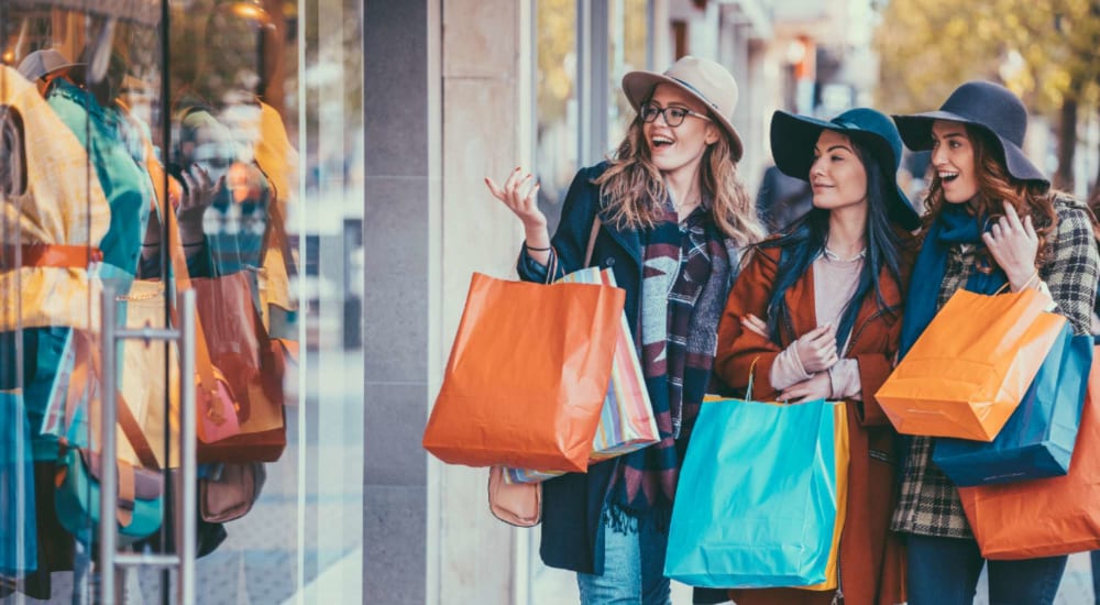 Residents shopping near The Linc at Cypress in Houston, Texas