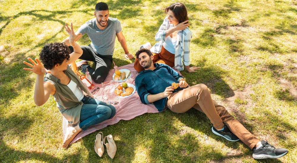 Resident friends enjoying their time near Altair Residences in Houston, Texas