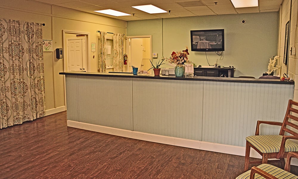 The lobby at Carolina Secure Storage in Creedmoor, North Carolina