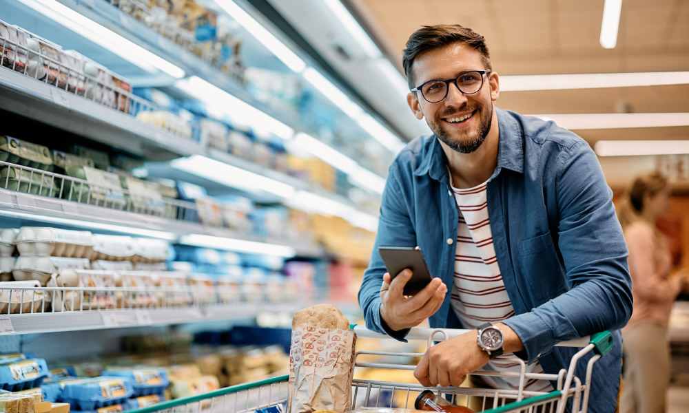 Residents at shopping mall near RiverWatch Apartments in Elkridge, Maryland