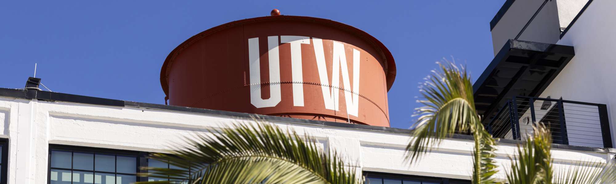 Water tower on top of Union Terminal Warehouse in Jacksonville, Florida