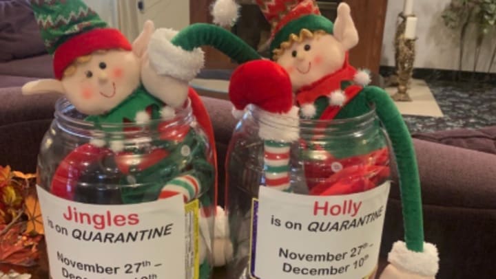 Holly and Jingles jars