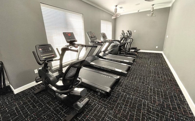 Enjoy apartments with a gym at The Abbey at Energy Corridor in Houston, TX
