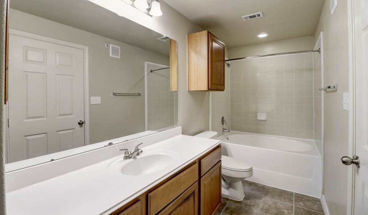 Bathroom at Park Avenue at Boulder Creek in Houston, Texas 