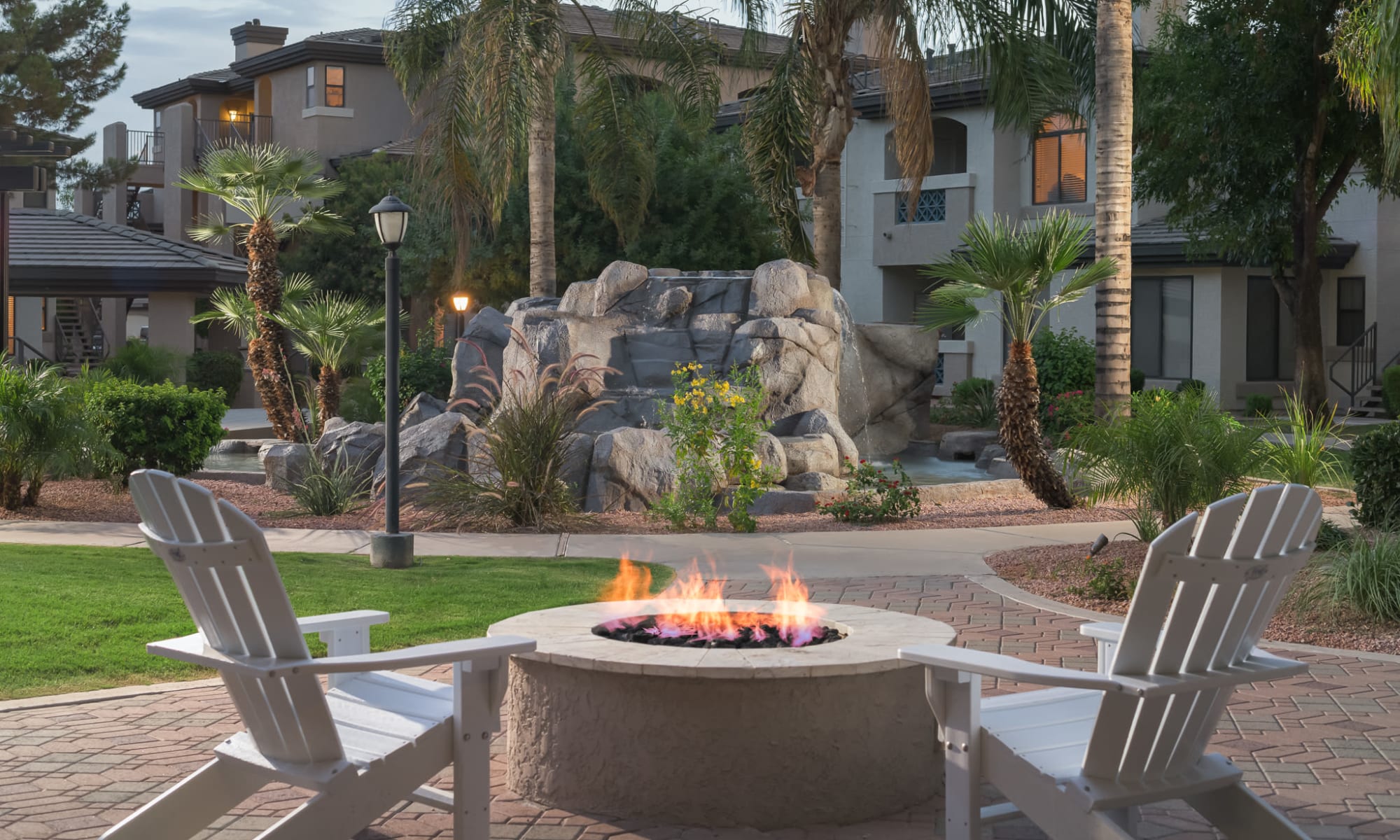 Beautiful outdoor area at Ascend at Kierland in Scottsdale, Arizona
