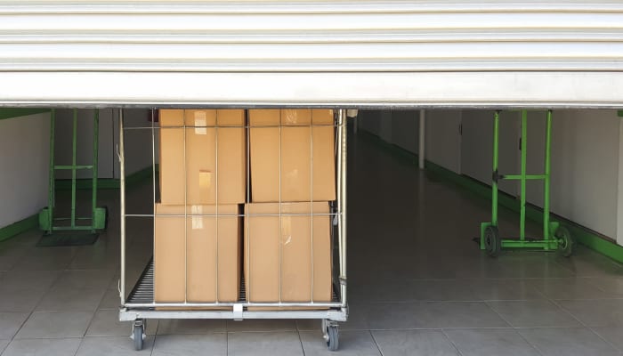 Drive-up storage units in a variety of sizes at A Storage Place in Chino, California