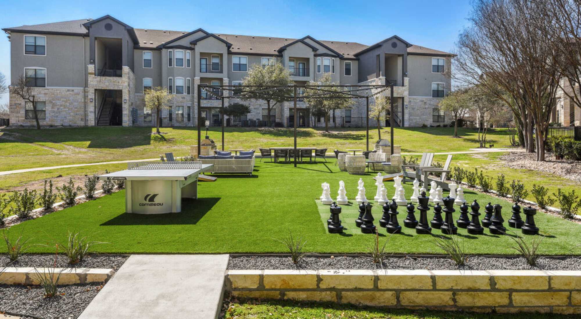 Lush greenery at  Collier in Pflugerville, Texas
