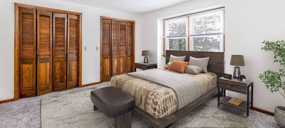One bedroom virtual tour at Green Lake Apartments & Townhomes in Orchard Park, New York
