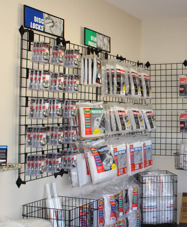 Packing supplies available at StorQuest Self Storage in Spring, Texas