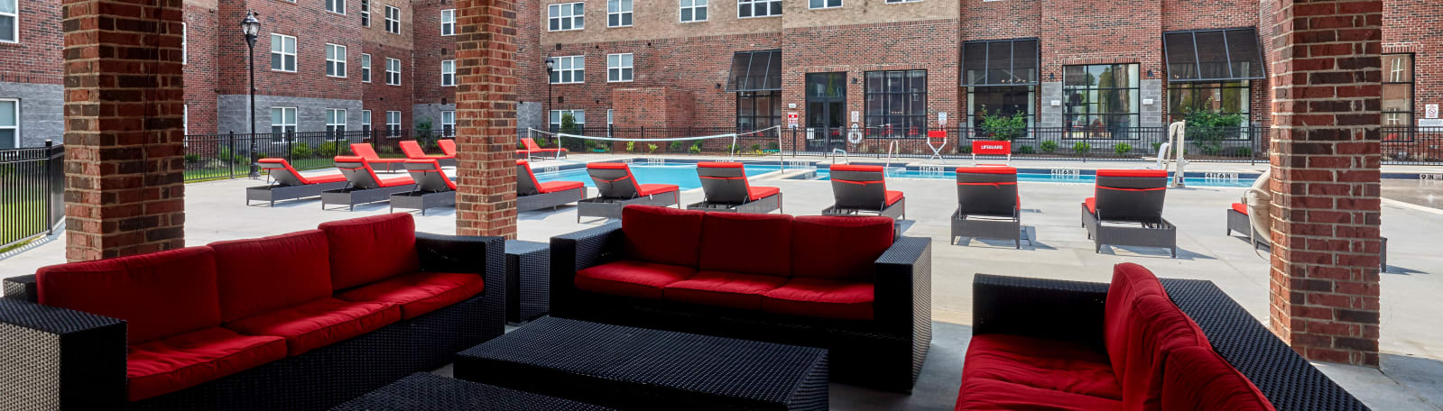 View amenities at Trifecta Apartments in Louisville, Kentucky.