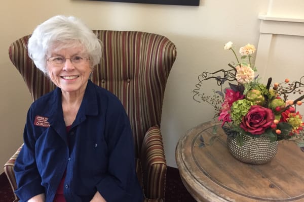 Dorothy Sanders at Ashton Gardens Gracious Retirement Living in Portland, Maine