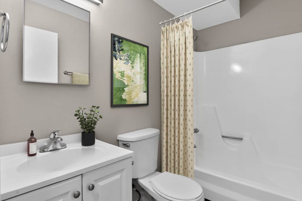Living space at The Flats at Talcott in Weatogue, Connecticut