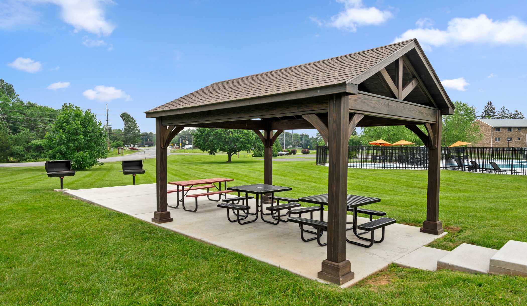 grilling picnic and gazebo at The Ridge in Hagerstown, Maryland