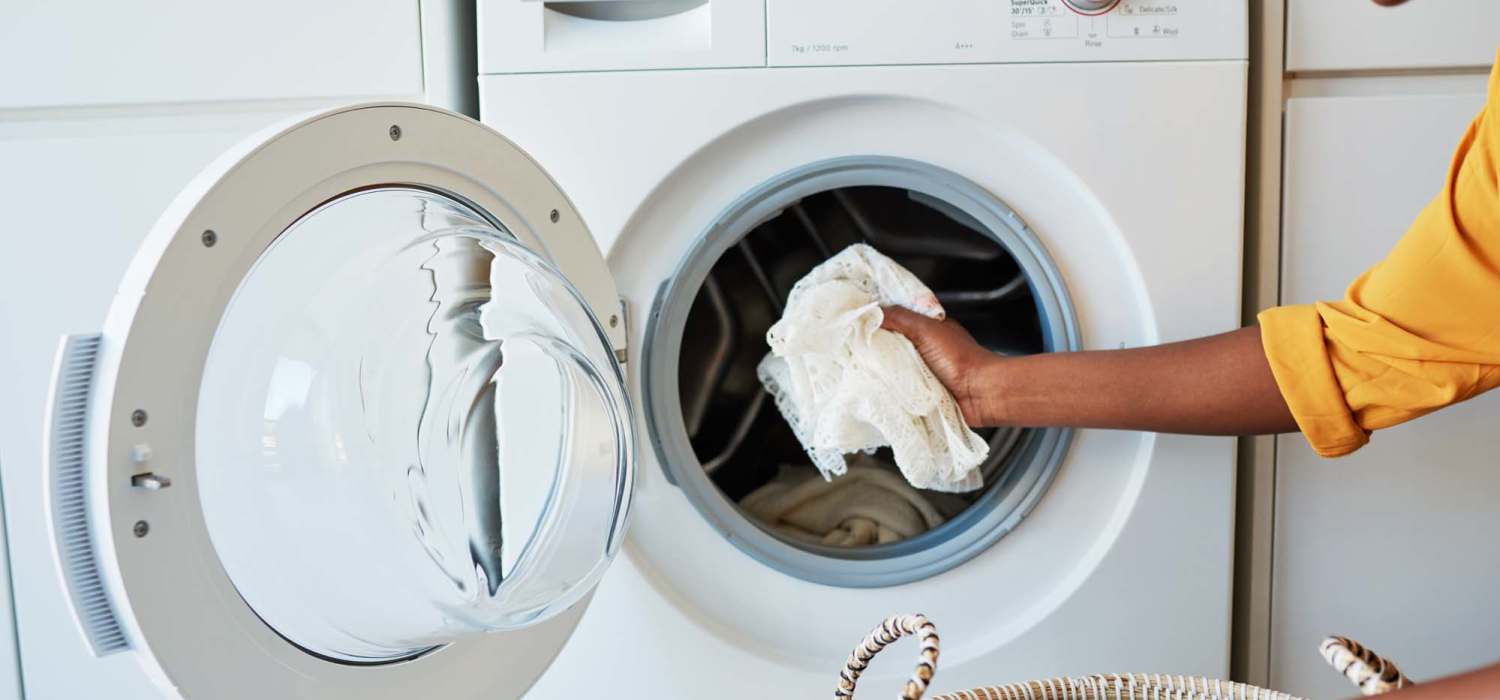 Washer and dryer connections at Trinity Buena Vista in Saint Charles, Michigan