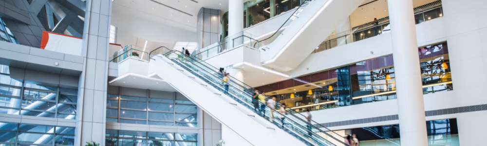 City centre mall near Solitair Brickell Apartments in Miami, Florida