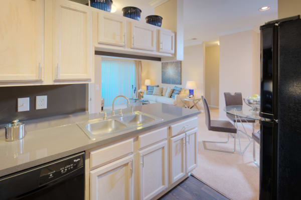 Fully equipped kitchen at Preston View in Morrisville, North Carolina