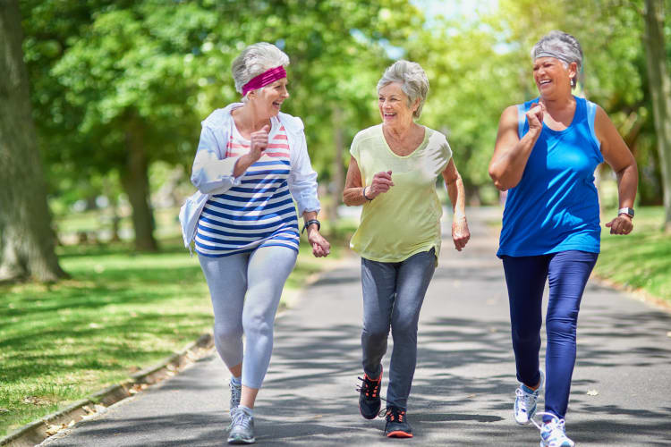 Residents walking at Harmony at Mt. Juliet in Mt. Juliet, Tennessee