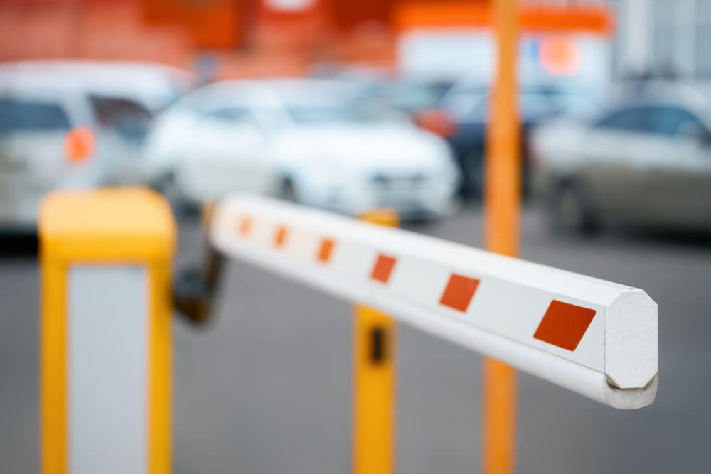 Access-controlled parking deck at Mercury NoDa in Charlotte, North Carolina