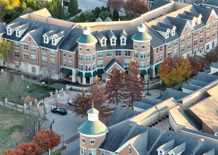 Aerial photo of The Village at Stetson Square | Apartments in Cincinnati, Ohio