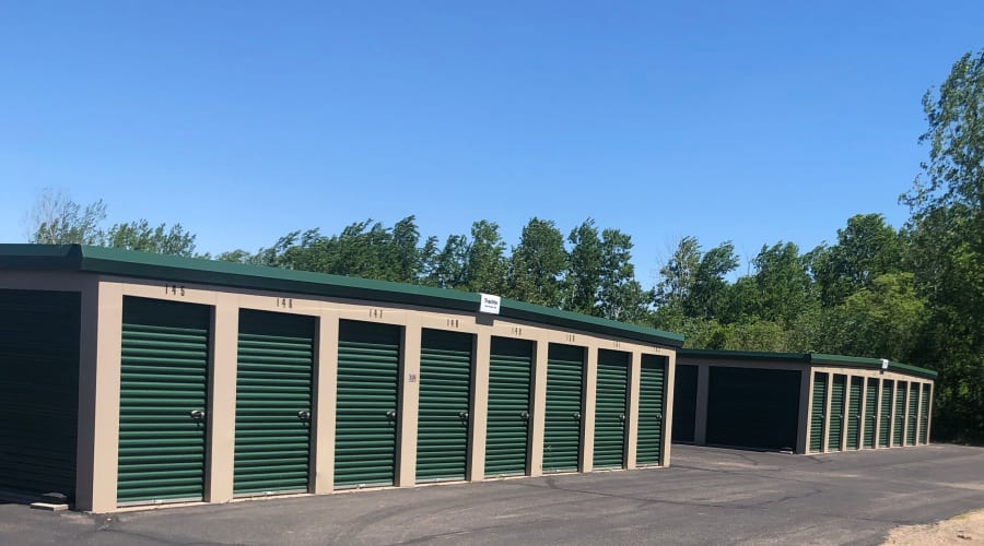 Exterior of outdoor units at KO Storage of Little Falls - West in Little Falls, Minnesota