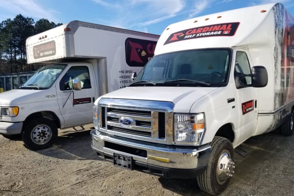 Moving trucks available at Cardinal Self Storage - Graham in Graham, North Carolina