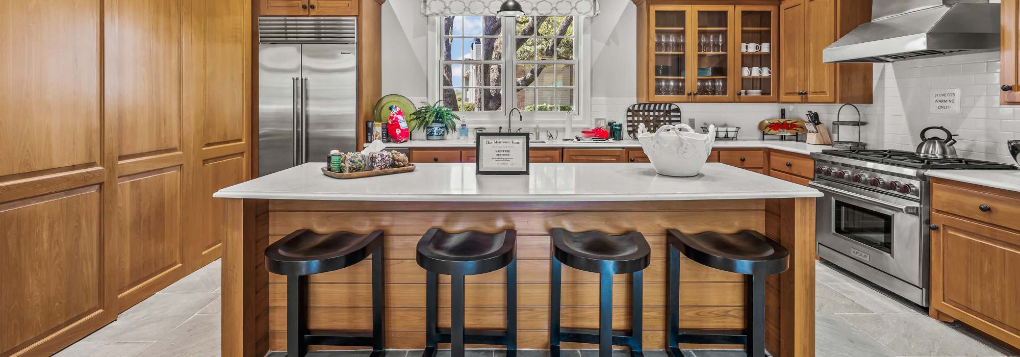 Clubhouse kitchen at Raintree in Shreveport, Louisiana