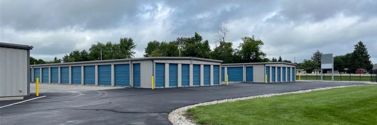 Unit size guide from KO Storage in Springfield, Ohio