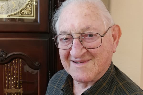 Hal Glicklin at Fairview Estates Gracious Retirement Living in Hopkinton, Massachusetts