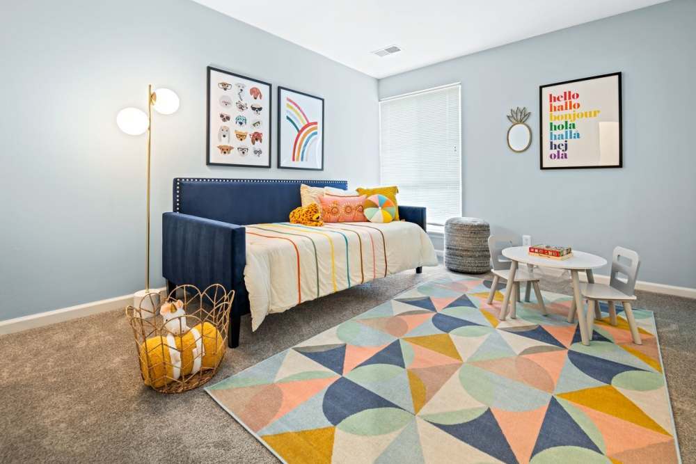 Spacious bedroom with large closet at Fairfield Crossing Apartments in Falls Church, Virginia