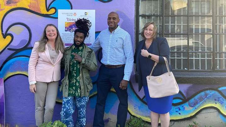 Employers posing together