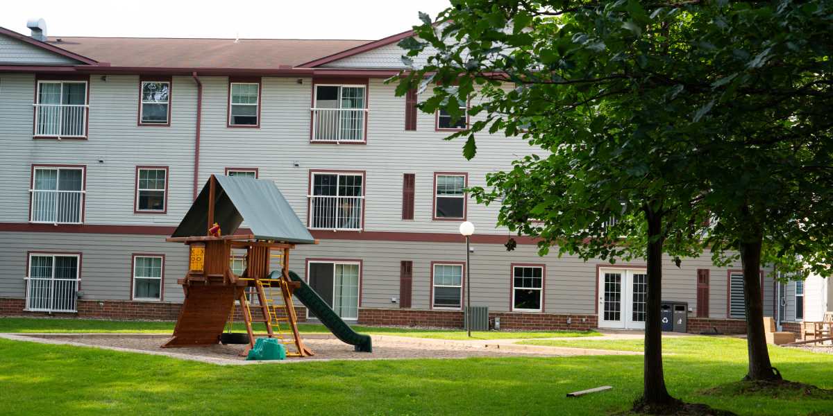 Playground at Sibley Cove Apartments in Maplewood, Minnesota