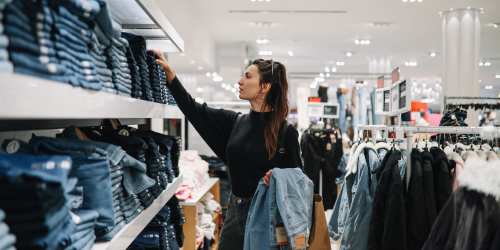 Resident buying cloth in near by Edge at Town Center in Jacksonville, Florida