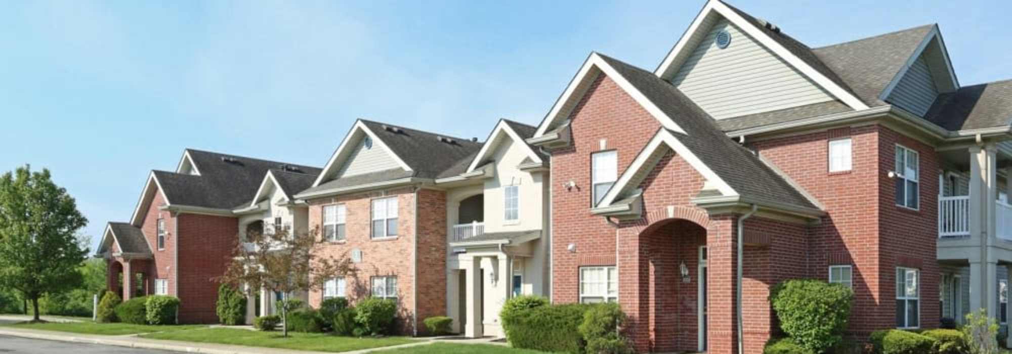 Fromt entrance sign at Park Trails Apartments in Columbus, Ohio