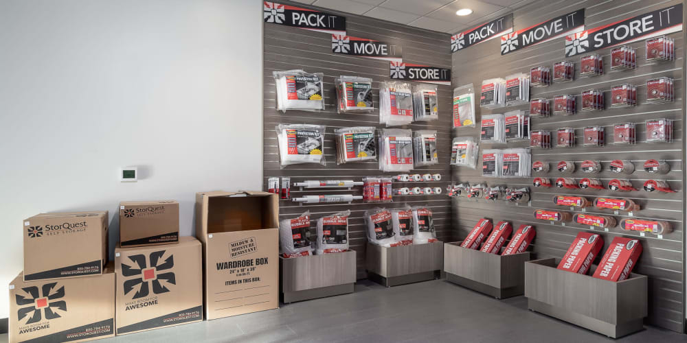 Packing supplies available at StorQuest Express - Self Service Storage in Briarcliff Manor, New York