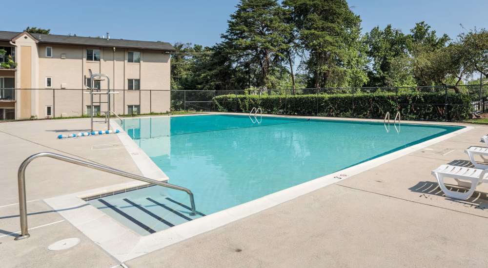 Swimming pool at Glenreed Apartments in Glenarden, Maryland