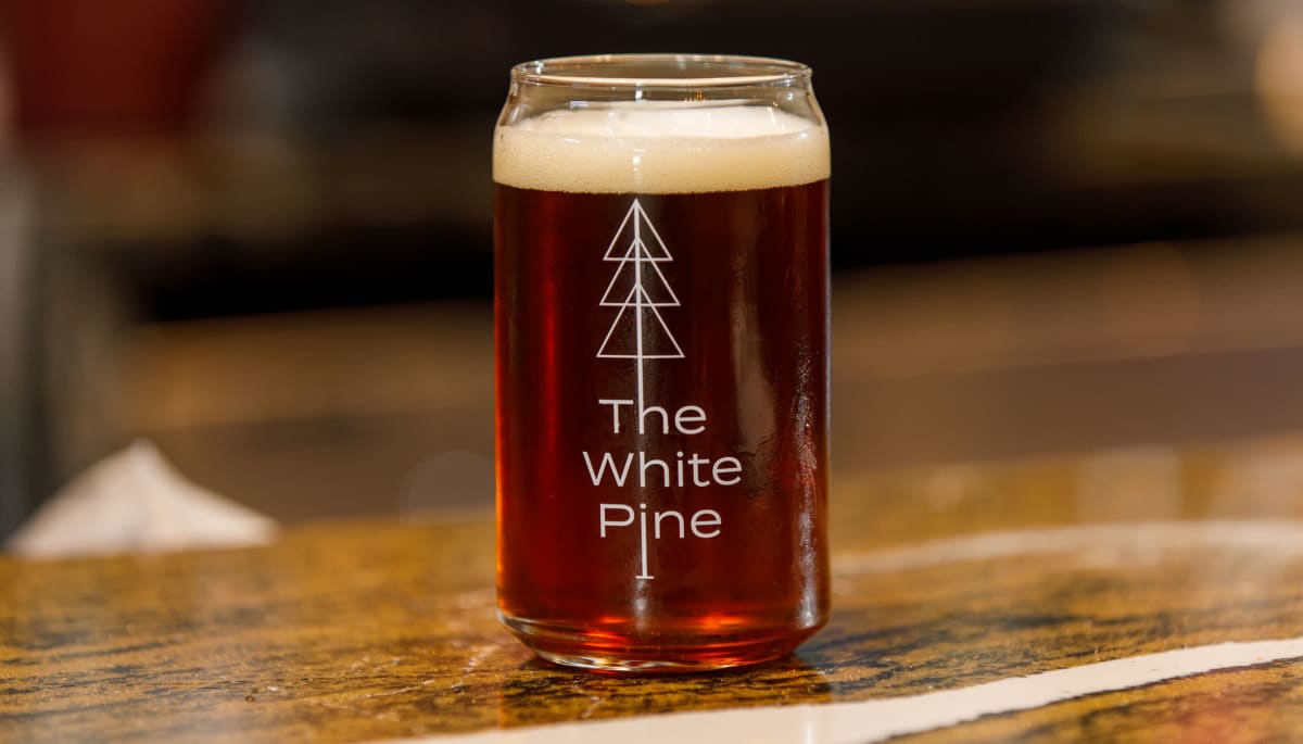 five ounce beer from White Pine at Touchmark at Meadow Lake Village in Meridian, Idaho
