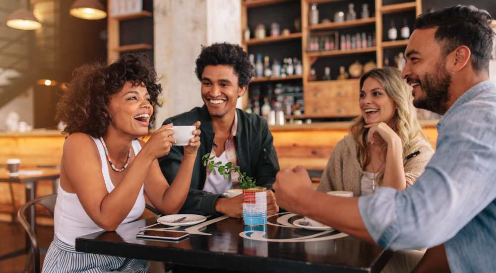 Residents enjoying the coffee near Dorian and Encore in Plano, Texas