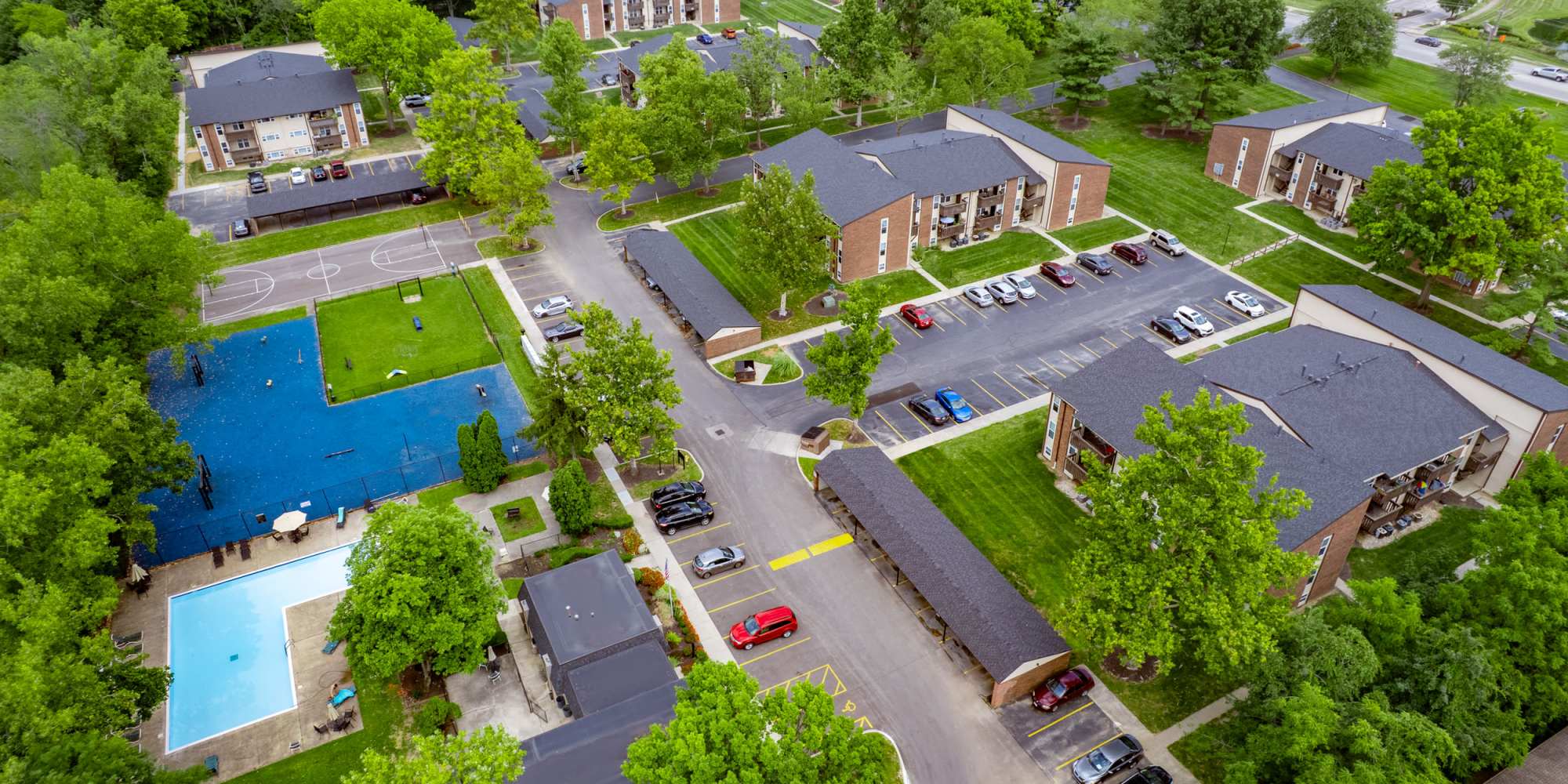 Aerial shot of Eden at Jefferson Crossing
