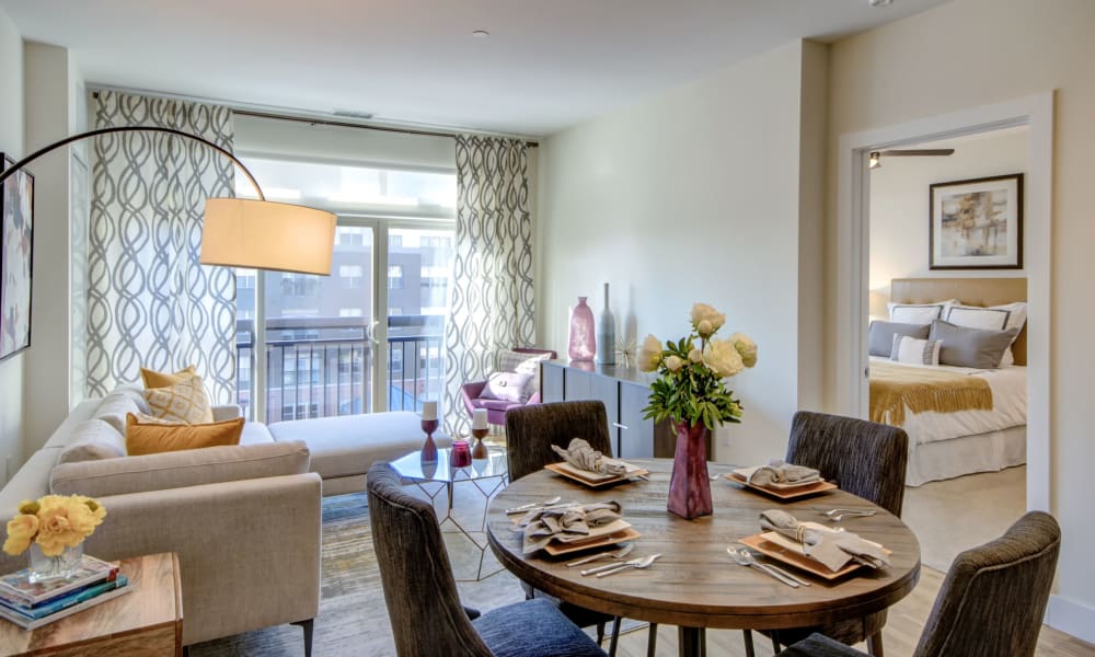Open floor plan at The Residences at Annapolis Junction in Annapolis Junction, Maryland