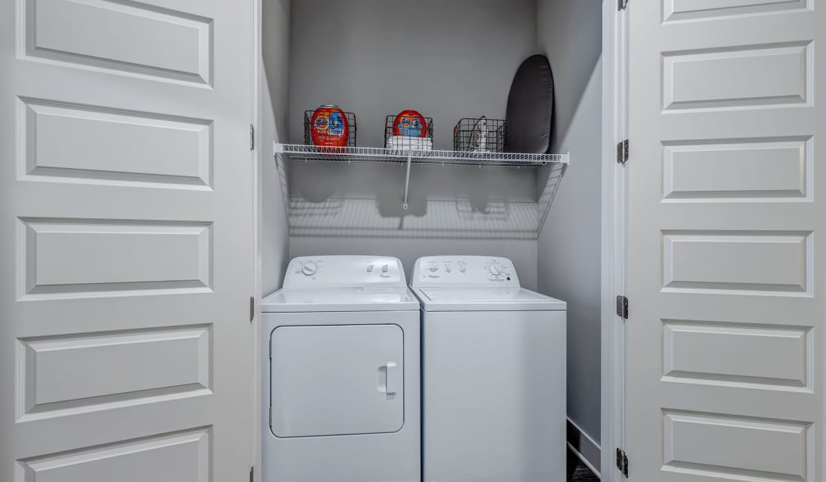In-unit washer and dryer at 1400 Chestnut, Chattanooga, Tennessee