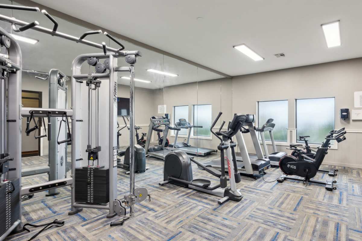 Fitness center at Cypress Pointe in Louisville, Kentucky
