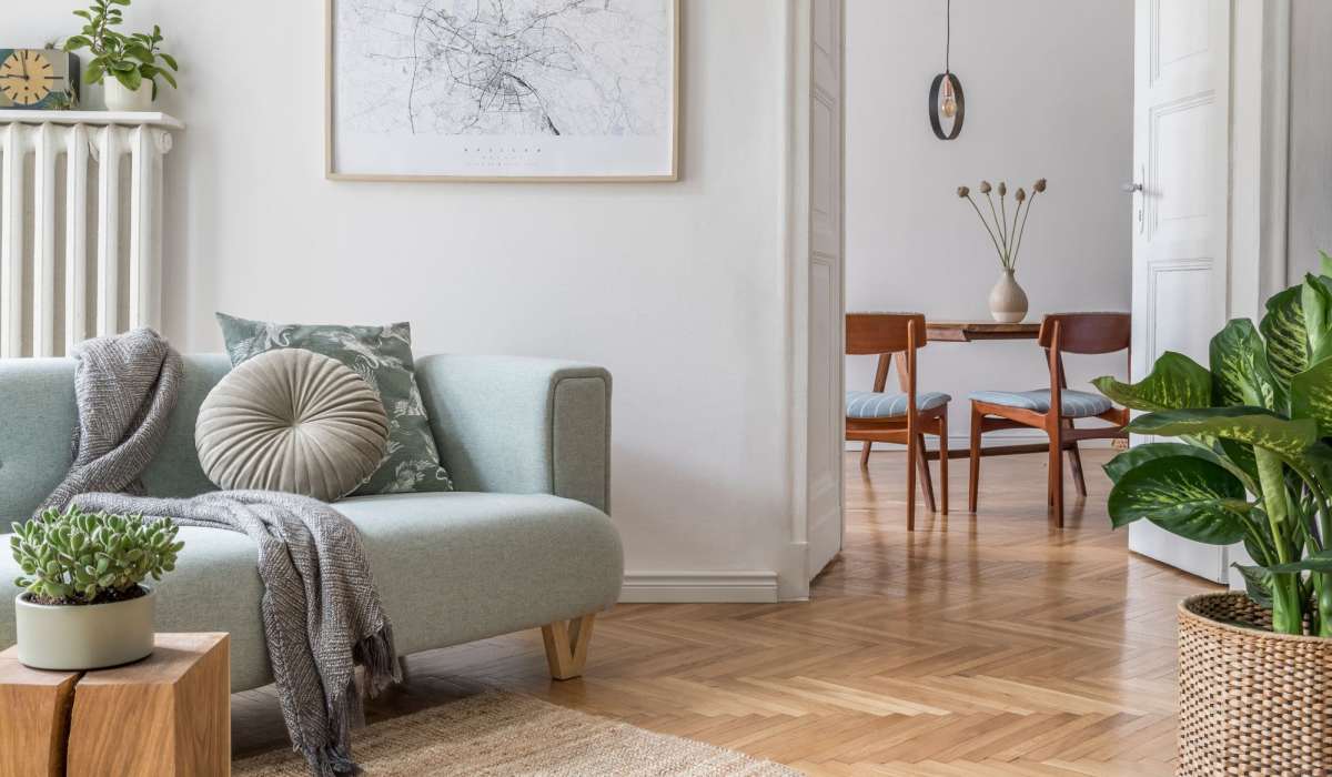 Well decorated living space with plant North Avenue Gateway I in Baltimore, Maryland