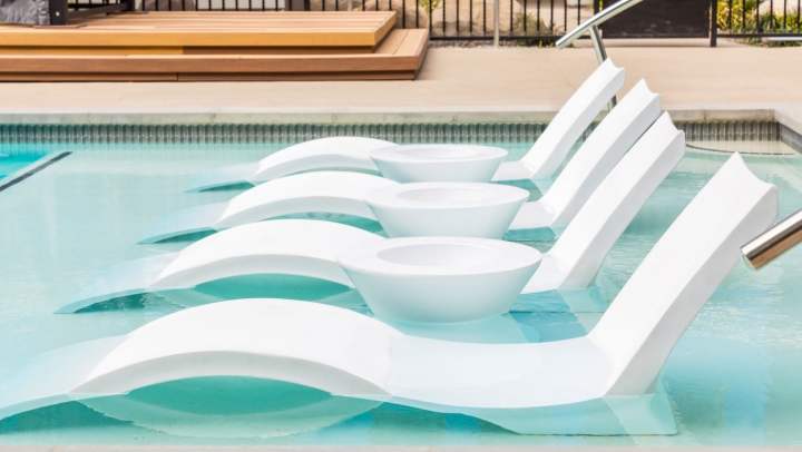 Emory pool seating
