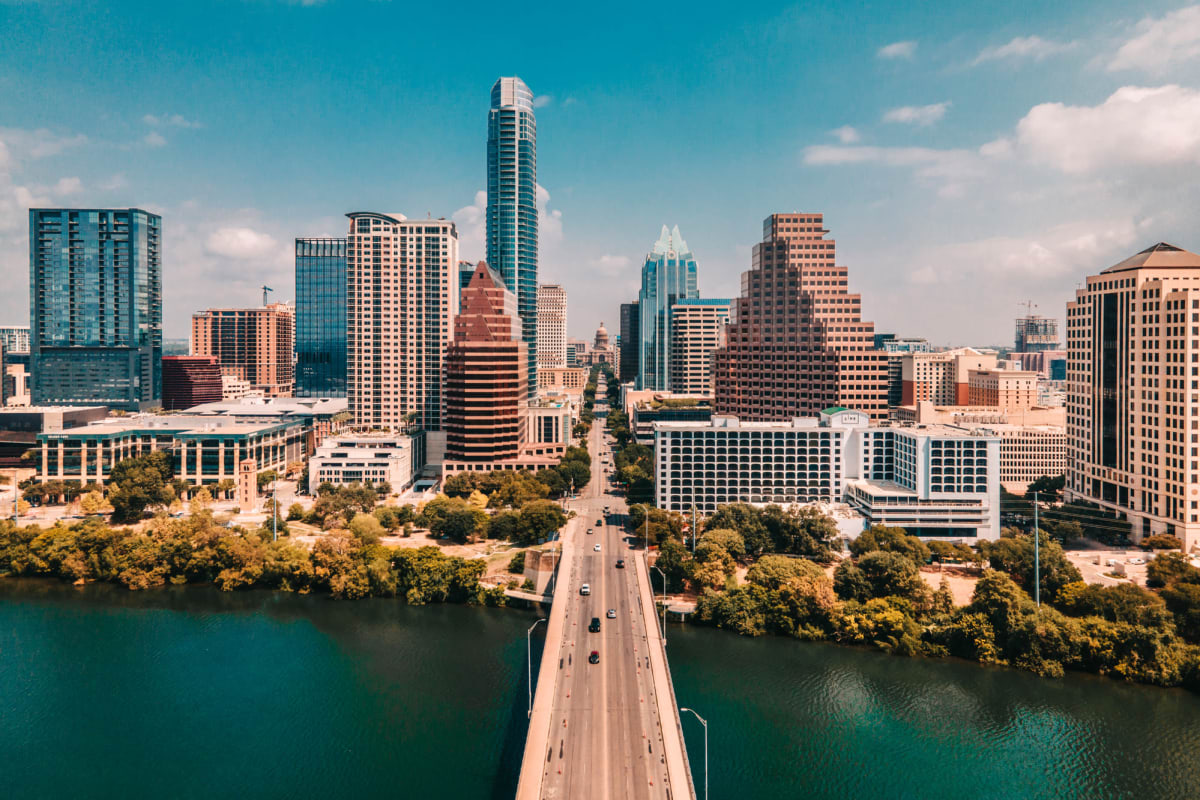 Stunning view of Austin, Texas from Marquis at Caprock Canyon