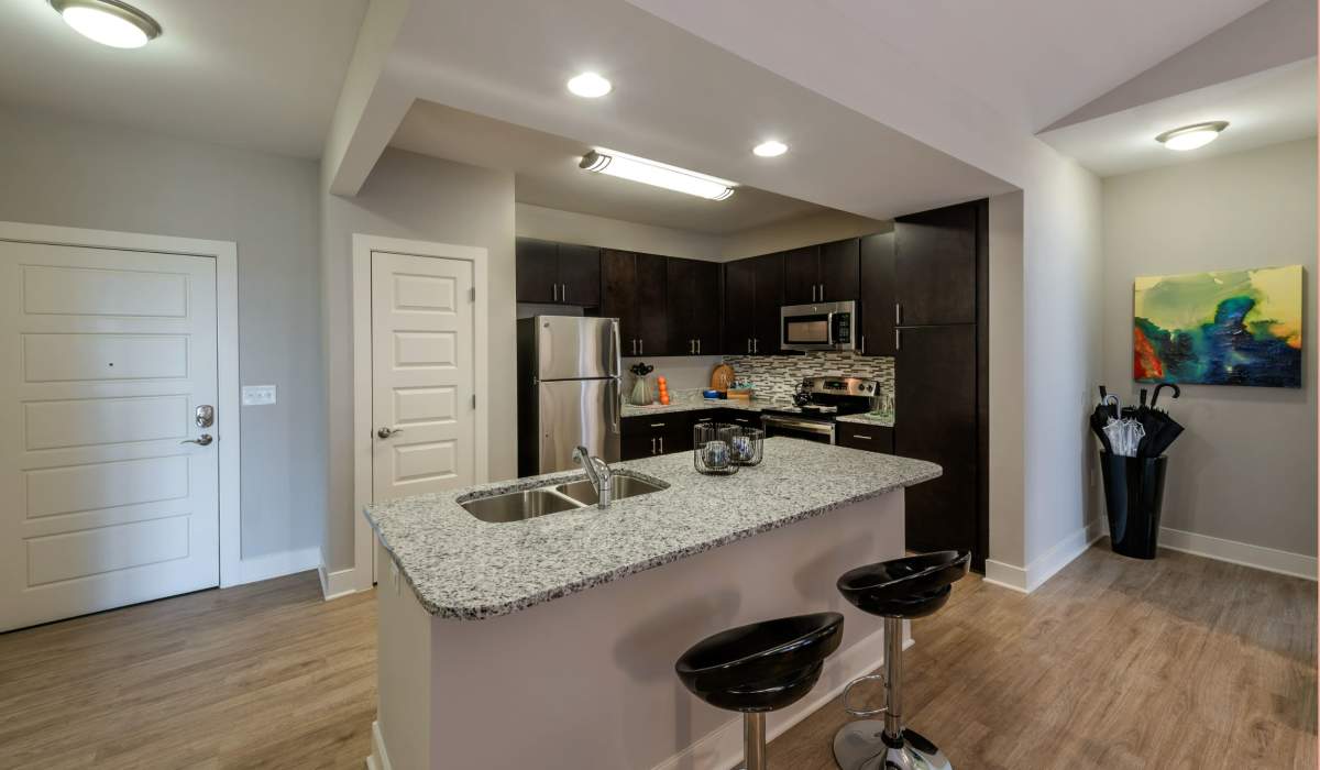 Spacious kitchen at Infinity at Centerville Crossing, Virginia Beach, Virginia