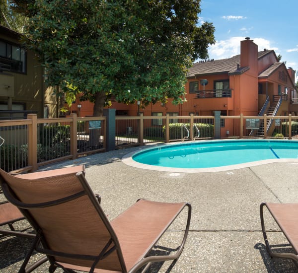 Bennington Apartments has a pool in Fairfield, California