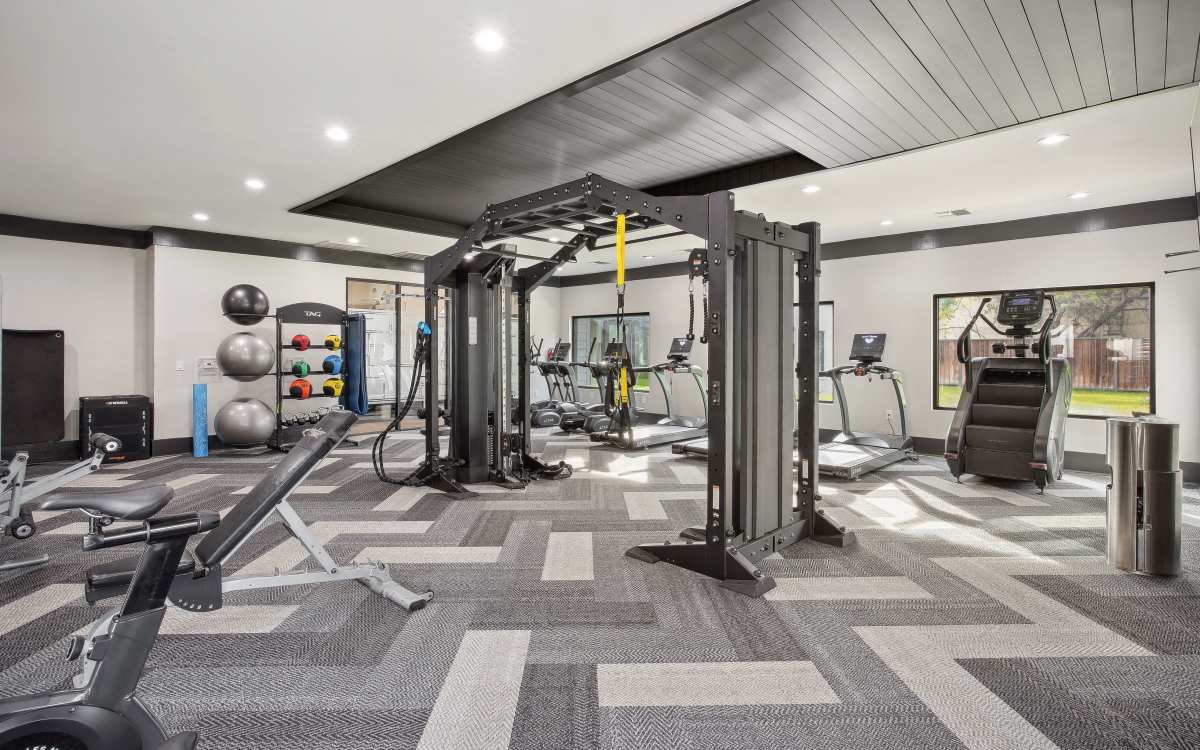 State-of-art fitness center at Easton in San Antonio, Texas